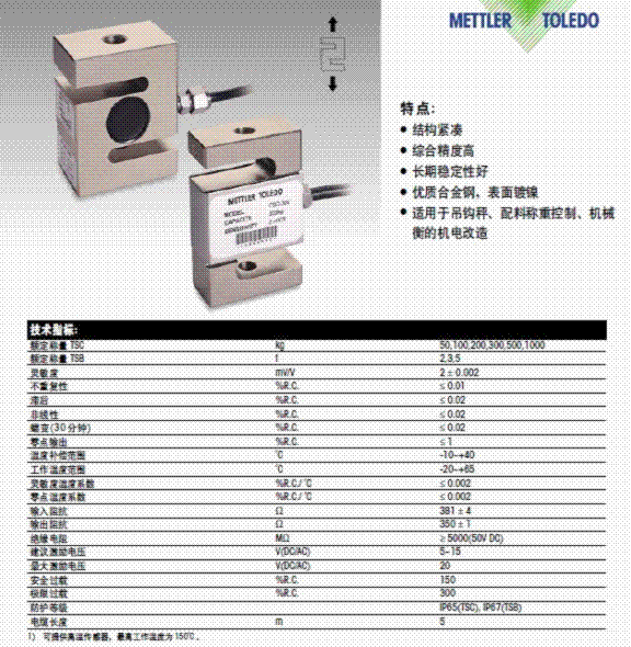 TSC-50,TSC-50称重传感器