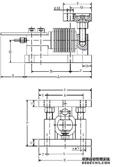 美国sensolink称重模块 SLM3产品尺寸