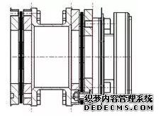 半耦合 + 间隔 + 半耦合 + 扭矩传感器